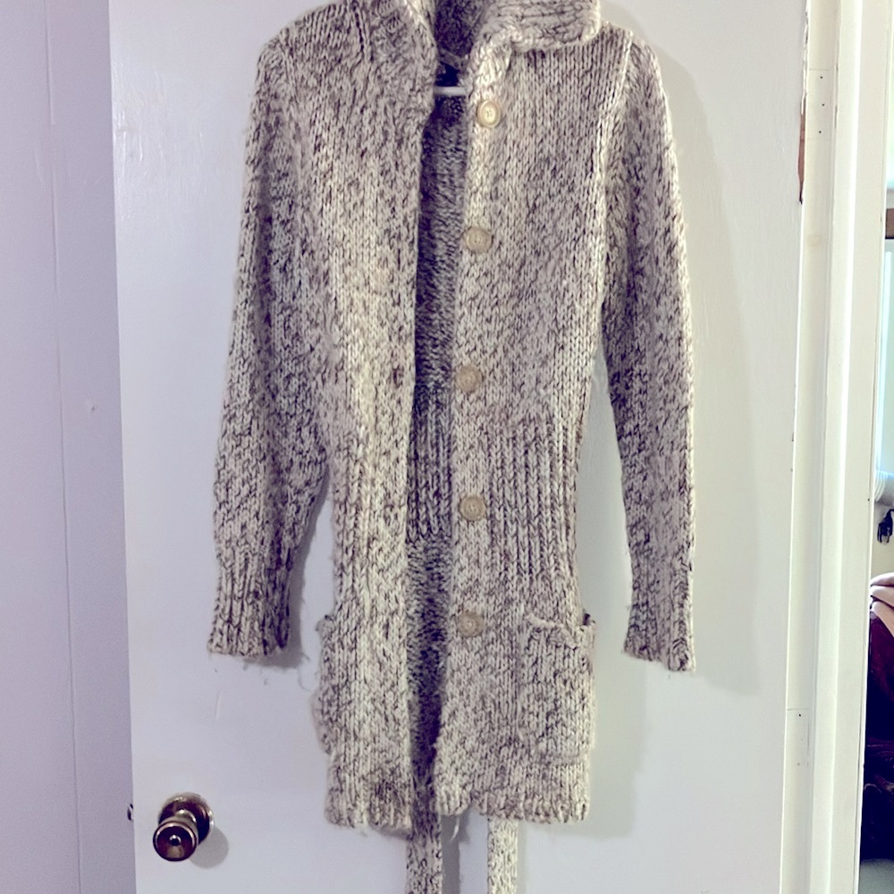 Gap Wool Cozy Knit Cardigan with Pockets wool sweater! Vintage gap